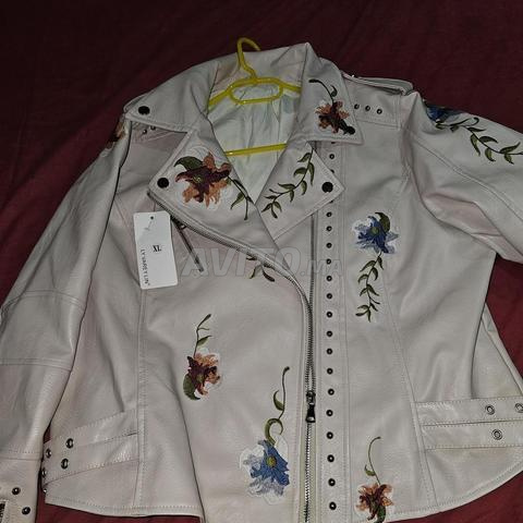 Veste Perfecto Beige Brodé AVEC ÉTIQUETTE XL - 2