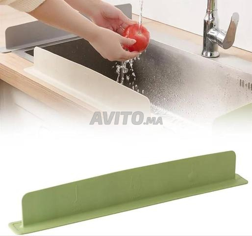 💫 Protecteur d'évier en silicone - Anti-éclaboussures pour cuisine 💫 - 2
