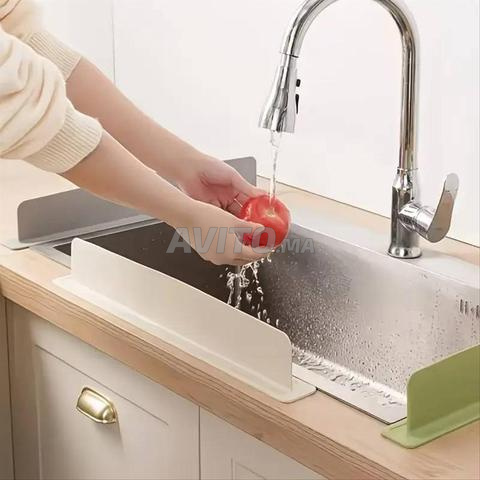 💫 Protecteur d'évier en silicone - Anti-éclaboussures pour cuisine 💫 - 2