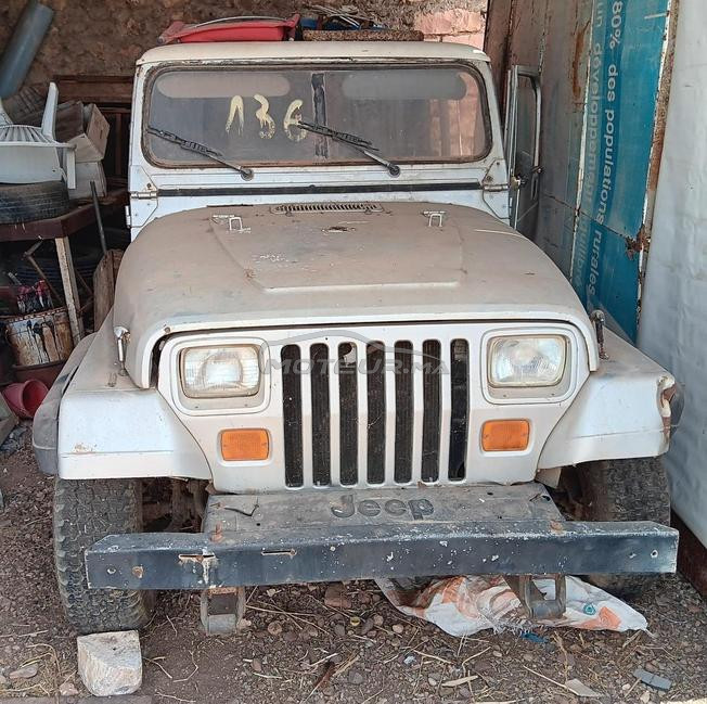 Jeep Wrangler à la ferraille 