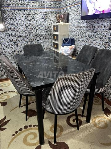 طاولة طعام مع 5 كراسي - 2