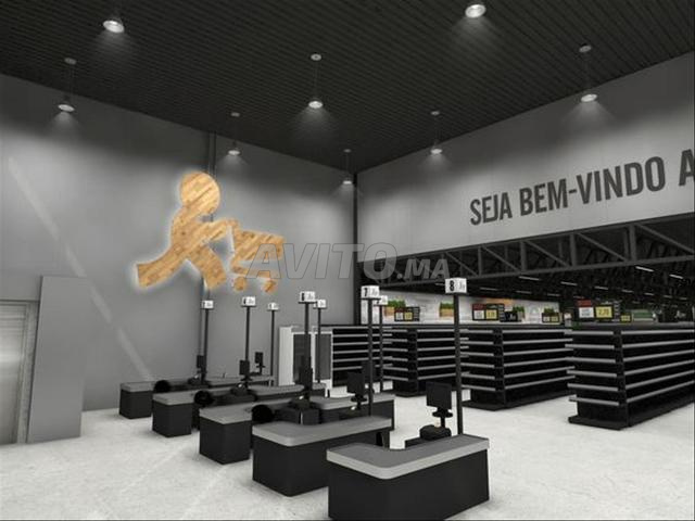 Rayonnage MURAL noir TA - 2