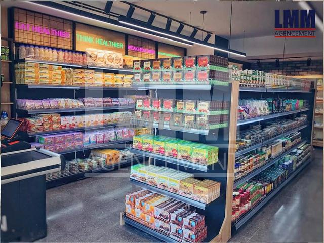 Rayonnage Gondole pour Magasins – Étagères pour Épiceries