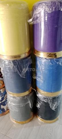 Pouf rond neuf – Plusieurs couleurs - 2