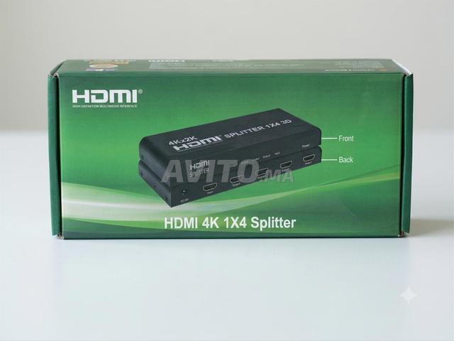 Splitter HDMI 4K 1x4 Neuf - Répartiteur 4 Ports