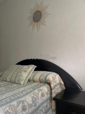 سرير مزدوج مع مرتبة وتسريحة - 2