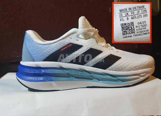 حذاء جري رياضي أصلي Adidas Adistar مقاس 43 - 2