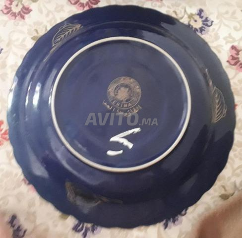 طبق ديكور كبير بطراز الطاووس - CHINAWARE واد أمليل - 2
