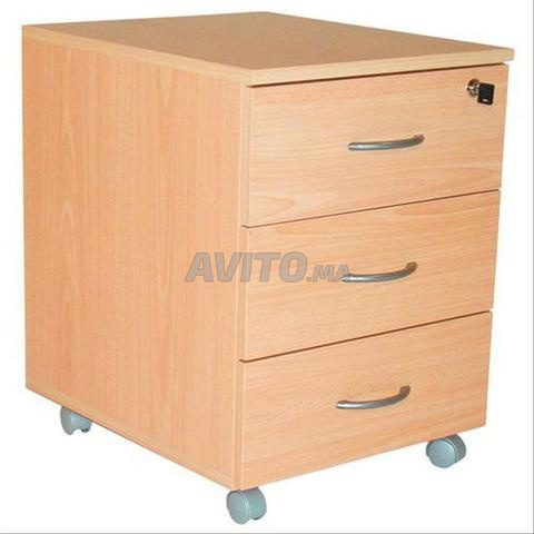Armoire de bureau mobile professionnelle avec serrure - 2