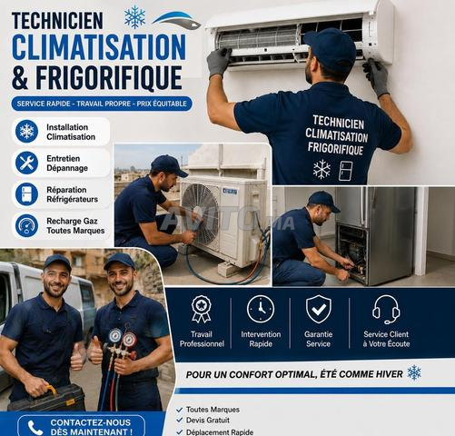 TECHNICIEN CLIMATISATION & FRIGORIFIQUE – CASABLANCA