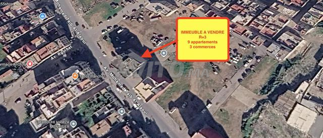 Immeuble R3 en l'état, 2 façades, Sidi Moussa Salé