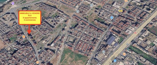 Immeuble R3 en l'état, 2 façades, Sidi Moussa Salé