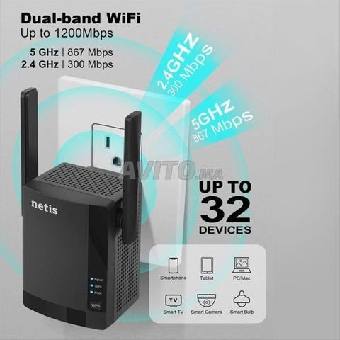 راوتر NETIS E3 AC1200 لاسلكي مزدوج النطاق - 2