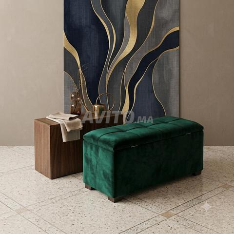 Banc moderne avec rangement 100/40/45 cm - 2