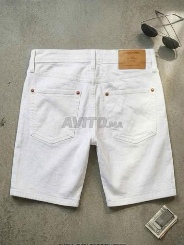 شورت جينز أبيض من Jack & Jones - 2