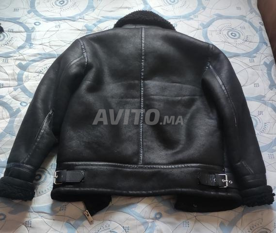 Veste Aviateur B3 / Veste en peau lainée - 2