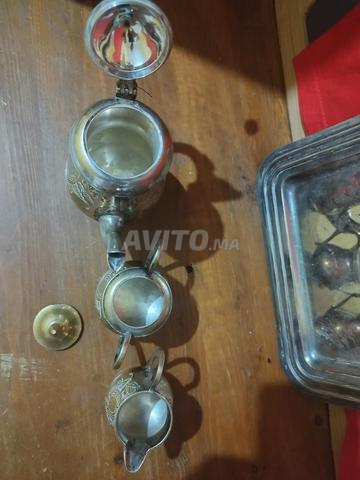 طقم نحاس مشلل بالفضة - 2