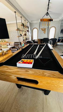 Table de billard en chêne - 2