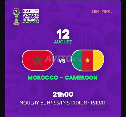 Maroc vs Cameroun (Demi-finale CAN féminine)
