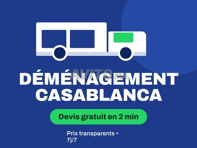 Déménagement Casablanca Devis gratuit en 2 min