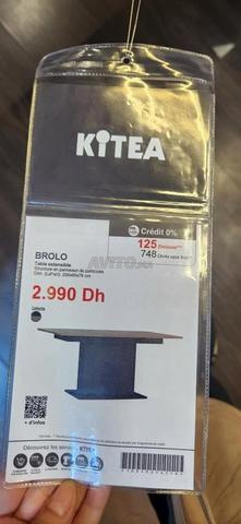 [Kitea] Table Extensible Brolo - Noir / Chêne - 2
