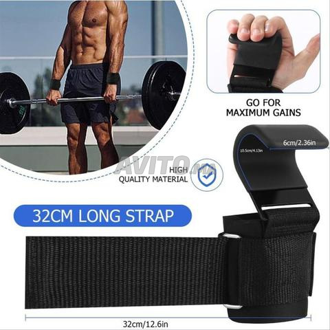 Crochets Gants musculation Accessoires de Sport - 2