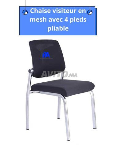 Fauteuil visiteur piètement luge / chaise importée - 2