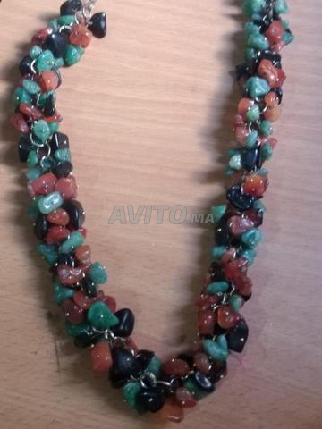 Très ancien collier en pierres précieuses naturelles - 2