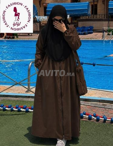 بوركيني شرعي طويل بتوب الامبيرميابل - 2