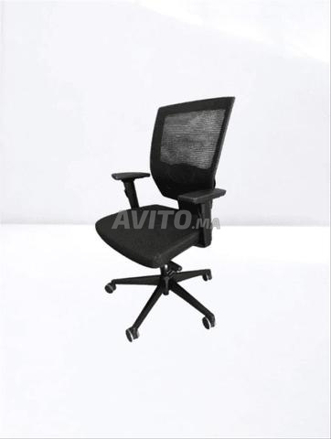 Fauteuil de bureau Vegas noir résille - 2