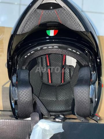 Casque MB Helmets avec LED et visière supplémentaire - 2