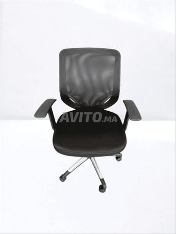 Fauteuil de bureau Atlanta noir résille promo - 2