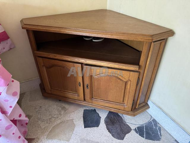 Magnifique meuble d'angle en bois - 2