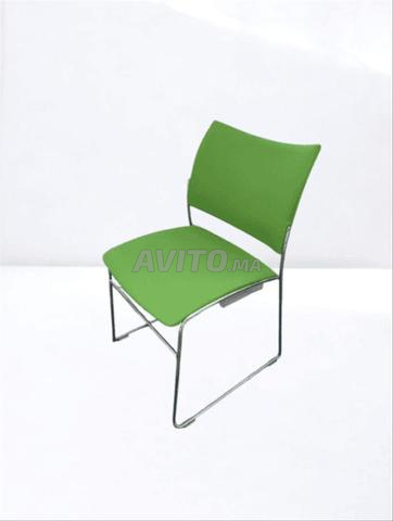 Chaise de conférence Curvy Casala Vert empilable - 2
