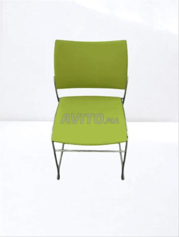 Chaise conférence Curvy Casala Vert anis empilable - 2