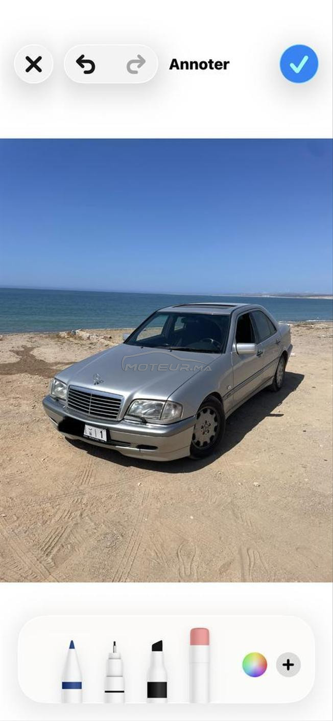 mercedes c 220 tiptronic annee 2000 full options 