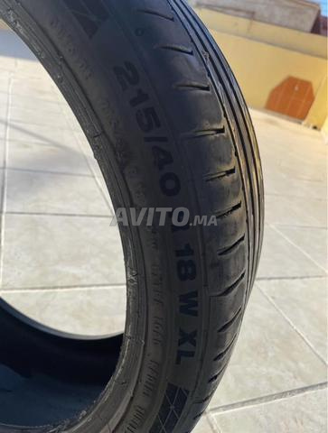 إطار كونتيننتال 215/40/18 كالجديد - 2
