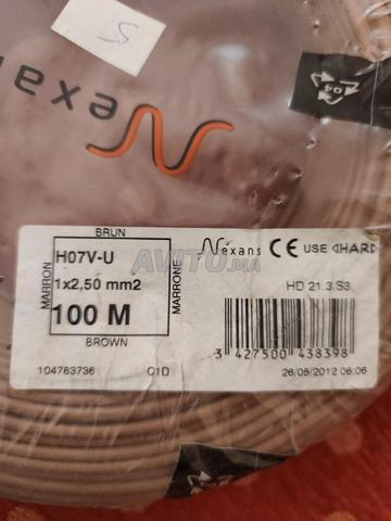 كابل كهربائي جديد 2.5 مم² بكرات 100 متر - 2