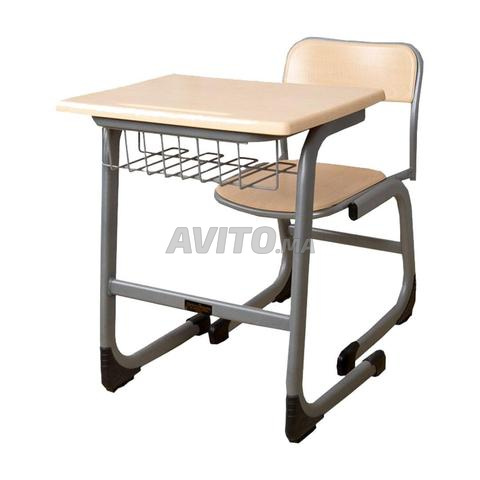 Table Scolaire 1 Place avec Chaise – Neuve - 2