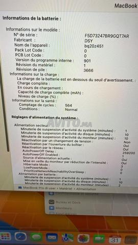 MacBook Pro 2015 i7 16G RAM 512G SSD Cycle 500 - 2