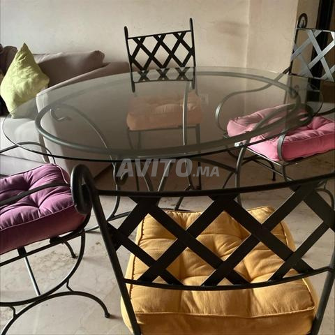 Table de salon 4 chaises - 2