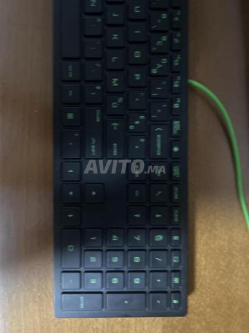 Clavier gamer HP vert très bon état - 2