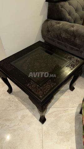 Pack de 2 tables d'appoint en bois - 2