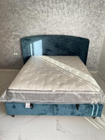 Sommier avec Coffret et Tête de lit - 2