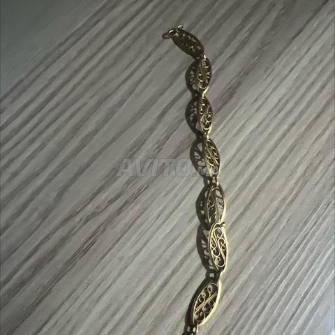 سوار ذهب عيار 18 فيليجران عتيق - 2