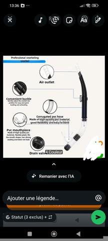 Lunettes et tuba de natation - 2