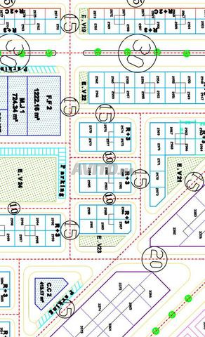 Lot terrain chouka 150 m² Al Hadika 1 Kénitra