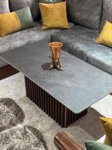 Table en céramique italienne et bardage pvc