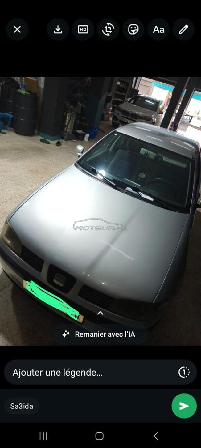 Seat Ibiza Diesel Manuelle 2001 à Casablanca