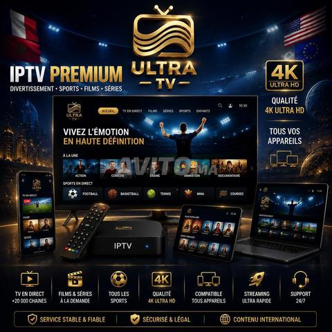Abonnement IPTV 12 Mois 4K Sport